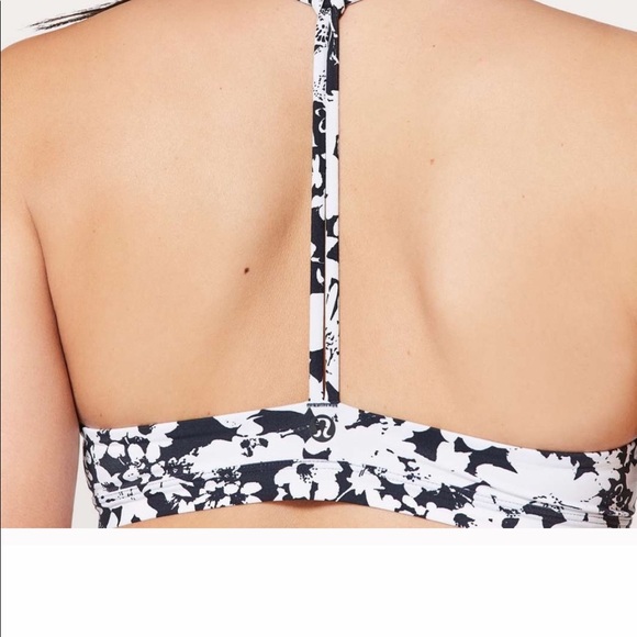 Lululemon Deep Sea Top Efflorescent White Black - Picture 2 of 6